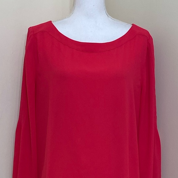 ANN TAYLOR || Woman’s Long Sleeve Blouse size Large - Picture 4 of 7